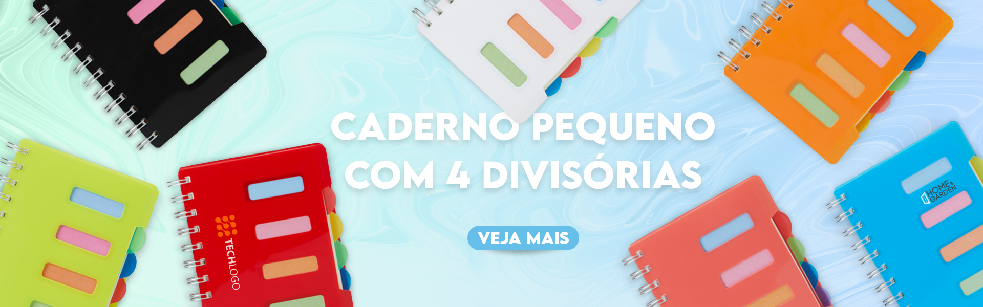 Caderno Pequeno com Divisrias